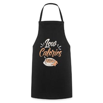 Régime faible en glucides Nutrition faible en calories Alimentation saine - Tablier de cuisine - noir - Devant - AI Model Male 185 dark (185cm)