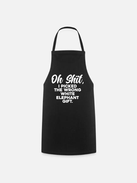 Funny sayings - Cooking Apron - black