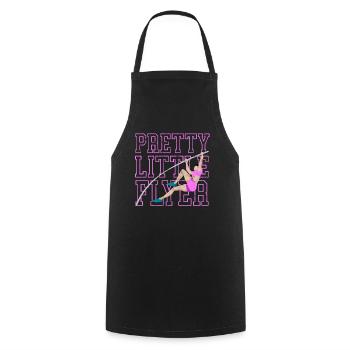 Saut à la perche Athlétisme Filles Saut à la perche - Tablier de cuisine - noir - Devant - AI Model Male 185 dark (185cm)