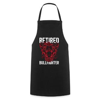 Bullfighting Retired Bullfighter Bullfight torero - Cooking Apron - black - Front - AI Model Male 185 dark (185cm)