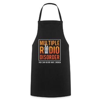 Canal d’antenne de désordre radio multiple de la radio amateur - Tablier de cuisine - noir - Devant - AI Model Male 185 dark (185cm)