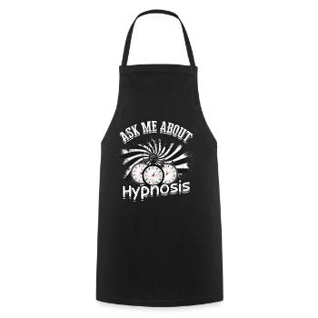 hypnotic hypnotize hypnotist - Cooking Apron - black - Front - AI Model Male 185 dark (185cm)