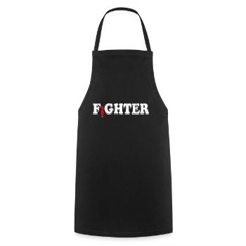 depression depressive sad gift idea unfortunate - Cooking Apron - black - Front - AI Model Male 185 dark (185cm)