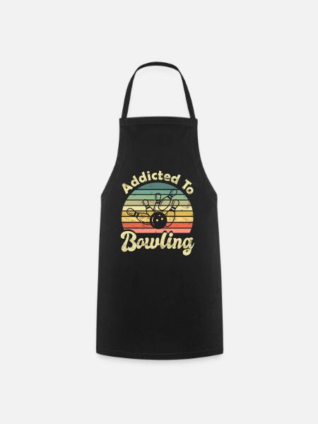Bowling Bowlen - Kochschürze - Schwarz