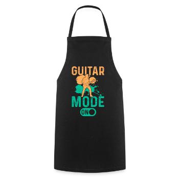 Weekend Mode On - Bass Guitar Player Bass Guitaris - Kochschürze - Schwarz - Vorne - AI Model Male 185 dark (185cm)