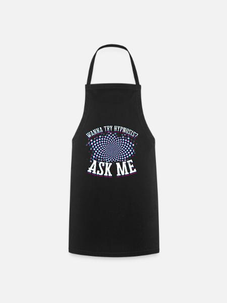 hypnosis hypnotically hypnotize hypnotist gesch - Cooking Apron - black