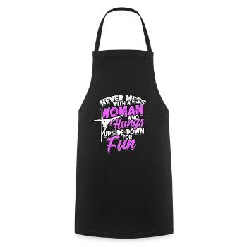 pole dance présent danseur cadeau idée remise en forme - Tablier de cuisine - noir - Devant - AI Model Male 185 dark (185cm)