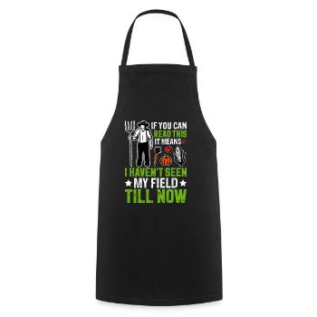 Farmer Tractor Farming Quota for Farmers - Cooking Apron - black - Front - AI Model Male 185 dark (185cm)