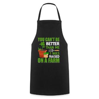 Farmer Tractor Farming Quota for Farmers - Cooking Apron - black - Front - AI Model Male 185 dark (185cm)