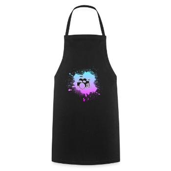 Percussion - Cooking Apron - black - Front - AI Model Male 185 dark (185cm)