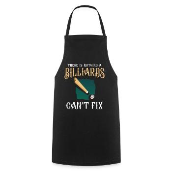 Billiards Pool Player Ball There - Cooking Apron - black - Front - AI Model Male 185 dark (185cm)