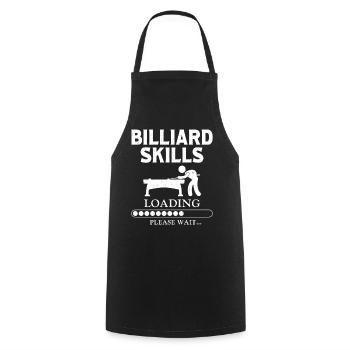 Billiards Pool Player Ball Vintage - Cooking Apron - black - Front - AI Model Male 185 dark (185cm)