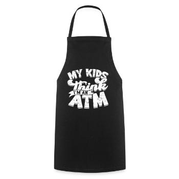 eltern geschenk mutter geschenkidee vater familie - Kochschürze - Schwarz - Vorne - AI Model Male 185 dark (185cm)