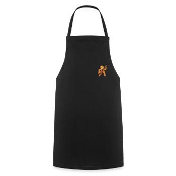 Paresseux Contrebassiste Contrebassiste Paresseux - Tablier de cuisine - noir - Devant - AI Model Male 185 dark (185cm)