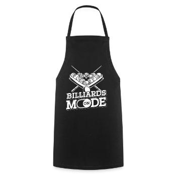 Billiards Pool Player Ball Vintage - Cooking Apron - black - Front - AI Model Male 185 dark (185cm)