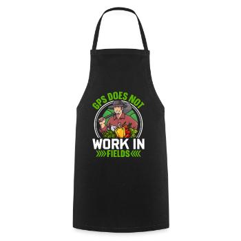 Farmer Tractor Farming Quota for Farmers - Cooking Apron - black - Front - AI Model Male 185 dark (185cm)