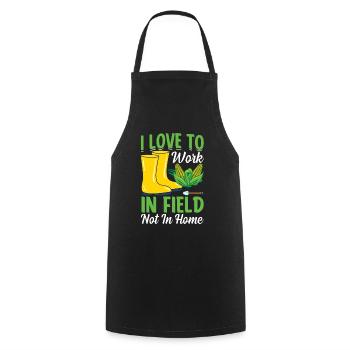 Farmer Tractor Farming Quota for Farmers - Cooking Apron - black - Front - AI Model Male 185 dark (185cm)