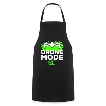 Mode drone activé - Quadcopter Drone Pilot Drone Flyin - Tablier de cuisine - noir - Devant - AI Model Male 185 dark (185cm)