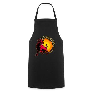 Bullfighting The Sun Also Rises Rodeo Bullfighter - Cooking Apron - black - Front - AI Model Male 185 dark (185cm)