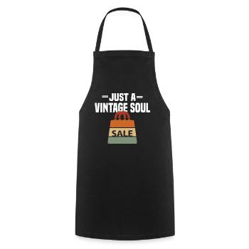 Secondhand Shop Secondhand Eco Hipster Used - Cooking Apron - black - Front - AI Model Male 185 dark (185cm)