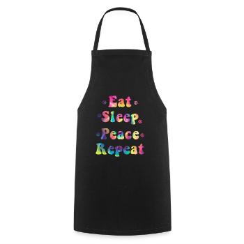 Hippy - Cooking Apron - black - Front - AI Model Male 185 dark (185cm)