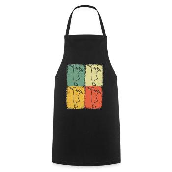 Cornemuse Cornemuse Cornemuse - Tablier de cuisine - noir - Devant - AI Model Male 185 dark (185cm)