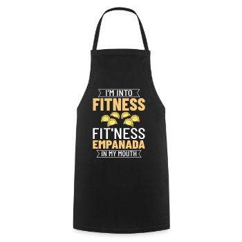 Empanada Argentine Dumpling Espagne - Tablier de cuisine - noir - Devant - AI Model Male 185 dark (185cm)