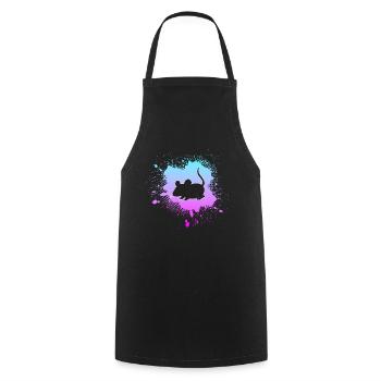 Mouse - Cooking Apron - black - Front - AI Model Male 185 dark (185cm)