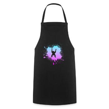 Orangutan - Cooking Apron - black - Front - AI Model Male 185 dark (185cm)