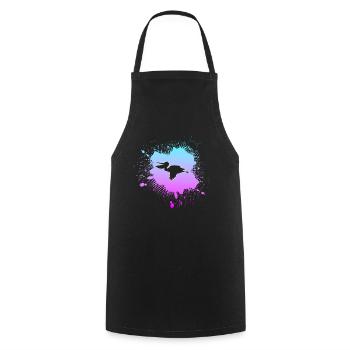 Pelican - Cooking Apron - black - Front - AI Model Male 185 dark (185cm)
