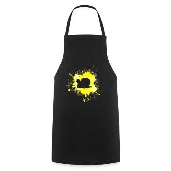 Escargot - Tablier de cuisine - noir - Devant - AI Model Male 185 dark (185cm)