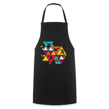 Parkour, Freerunning, Street Workout, Acrobatic - Cooking Apron - black - Front - AI Model Male 185 dark (185cm)