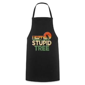 Joueur de Disc Golf et d’Ultimate Frisbee - Tablier de cuisine - noir - Devant - AI Model Male 185 dark (185cm)