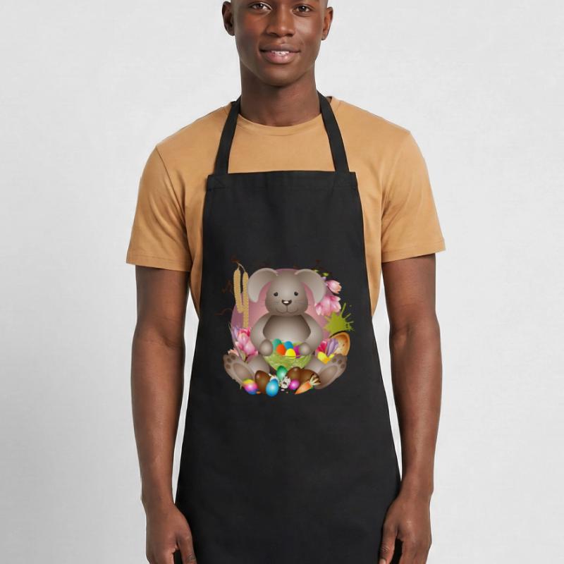 small Easter with Easter nest full of Easter eggs Cooking Apron