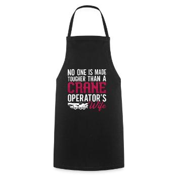 Grutier Grutier Opérateur de grue Travailleur de la construction Cadeau - Tablier de cuisine - noir - Devant - AI Model Male 185 dark (185cm)