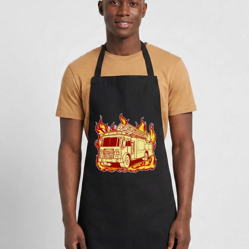 Fire Burning Fire Brigade Fire Engine Fire Protection Cooking Apron