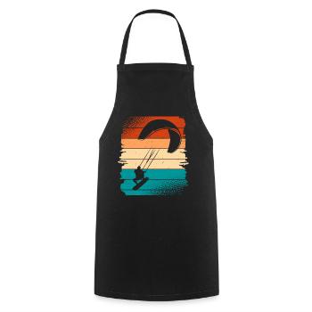 Kitesurfer Kitesurf Kitesurf - Tablier de cuisine - noir - Devant - AI Model Male 185 dark (185cm)