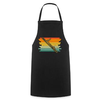Bassoon Bassoon Bassoon Player Bassoonist - Cooking Apron - black - Front - AI Model Male 185 dark (185cm)