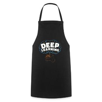 Programmeur d’apprentissage profond en intelligence artificielle - Tablier de cuisine - noir - Devant - AI Model Male 185 dark (185cm)