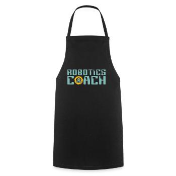 Robotics Coach Robot Automation Robotics Engineer - Cooking Apron - black - Front - AI Model Male 185 dark (185cm)