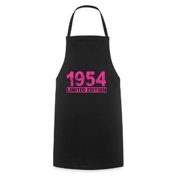 Édition limitée 1954 - Tablier de cuisine - noir - Devant - AI Model Male 185 dark (185cm)