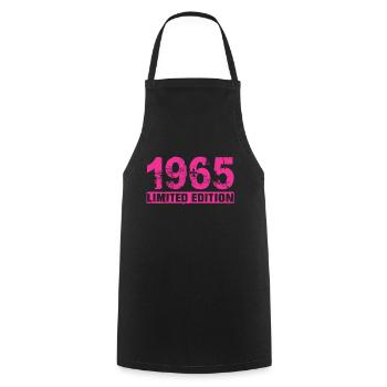 Édition limitée 1965 - Tablier de cuisine - noir - Devant - AI Model Male 185 dark (185cm)