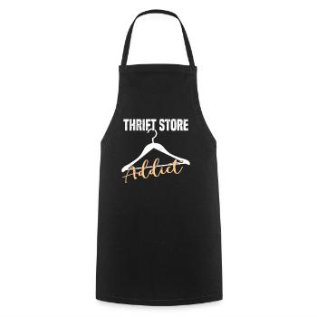 Secondhand Shop Secondhand Eco Hipster Used - Cooking Apron - black - Front - AI Model Male 185 dark (185cm)