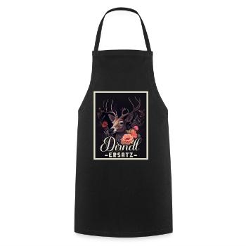 Dirndl Ersatz Dirndl Trachten Kostüm Dirndl Ersatz - Kochschürze - Schwarz - Vorne - AI Model Male 185 dark (185cm)