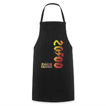 Birthday Rock Edition 2000 - Tablier de cuisine - noir - Devant - AI Model Male 185 dark (185cm)