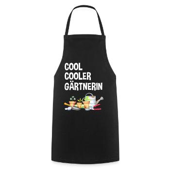 Garten Spruch Hobby Gärtnerin Geschenkidee - Kochschürze - Schwarz - Vorne - AI Model Male 185 dark (185cm)