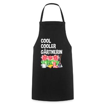 Garten Spruch Hobby Gärtnerin Geschenkidee - Kochschürze - Schwarz - Vorne - AI Model Male 185 dark (185cm)