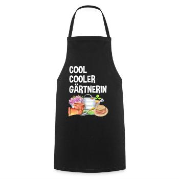 Garten Spruch Hobby Gärtnerin Geschenkidee - Kochschürze - Schwarz - Vorne - AI Model Male 185 dark (185cm)