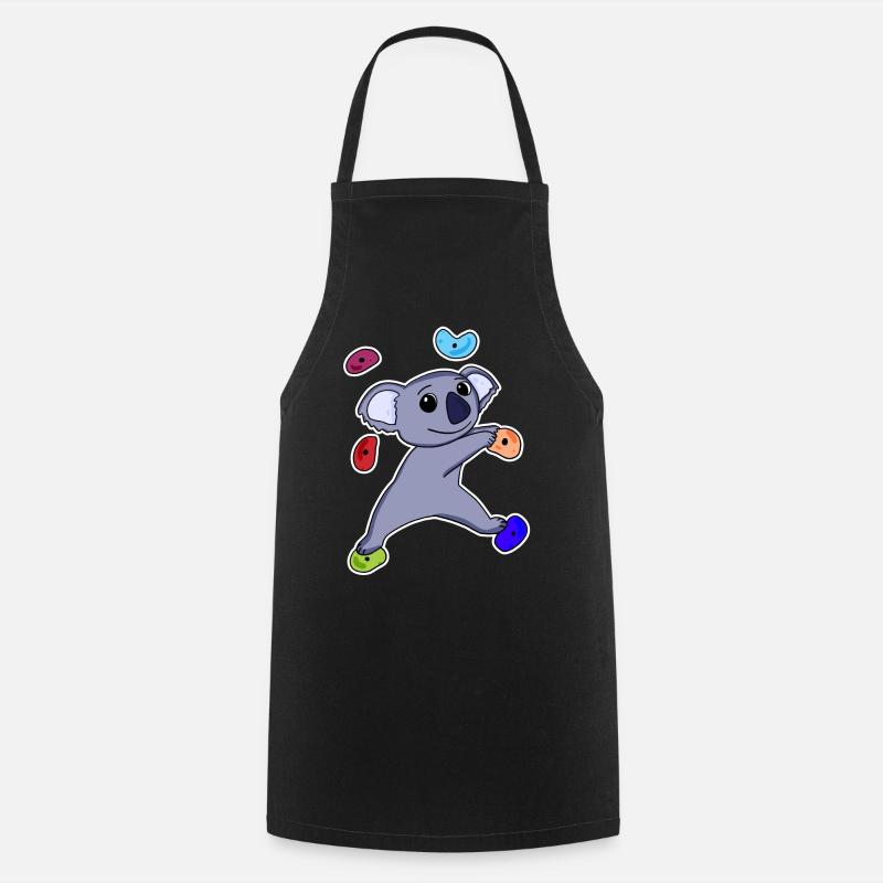 Escalade du koala - Tablier de cuisine - noir