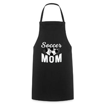Fußball Tshirt Herren Damen Soccer Football - Kochschürze - Schwarz - Vorne - AI Model Male 185 dark (185cm)